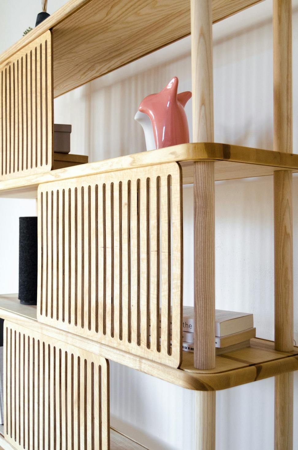 Eco-friendly interior with natural materials